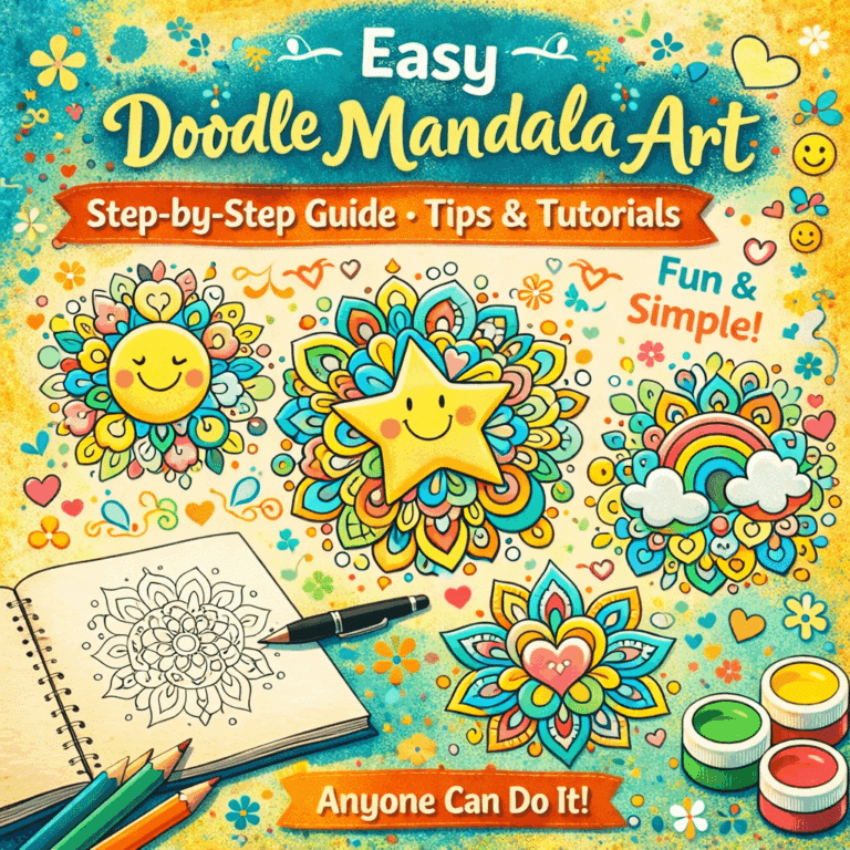 Mandala Art with Pencil Learn Easy Mandala Art Step by