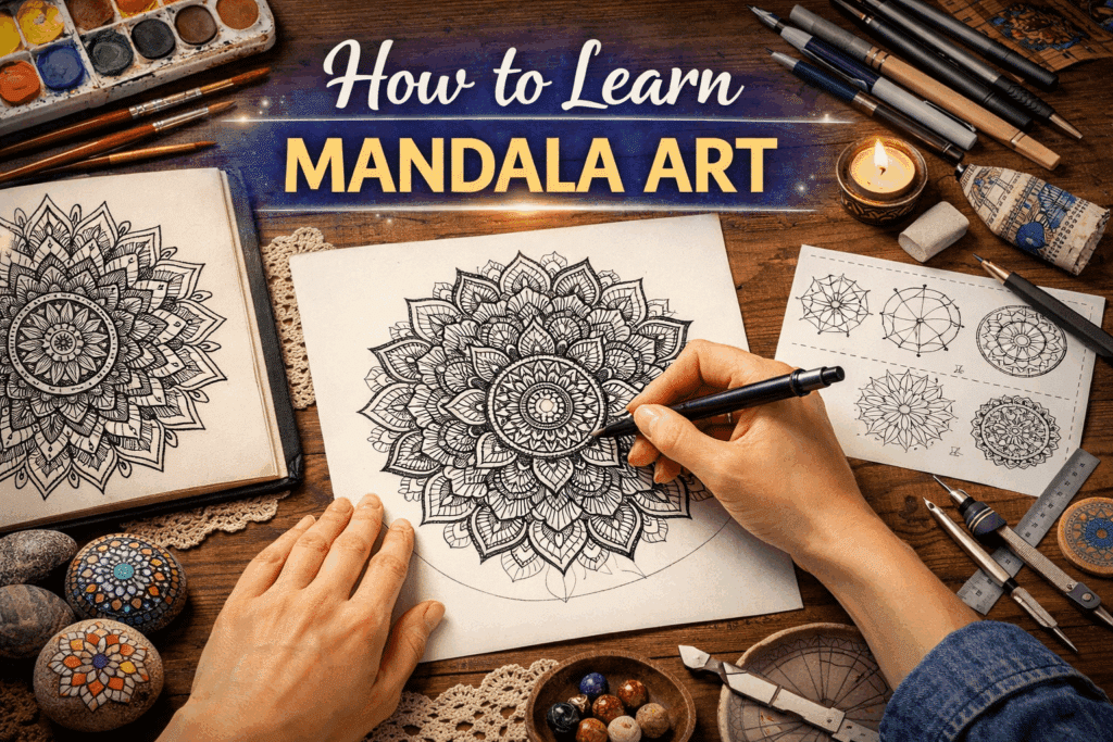 how to learn mandala art