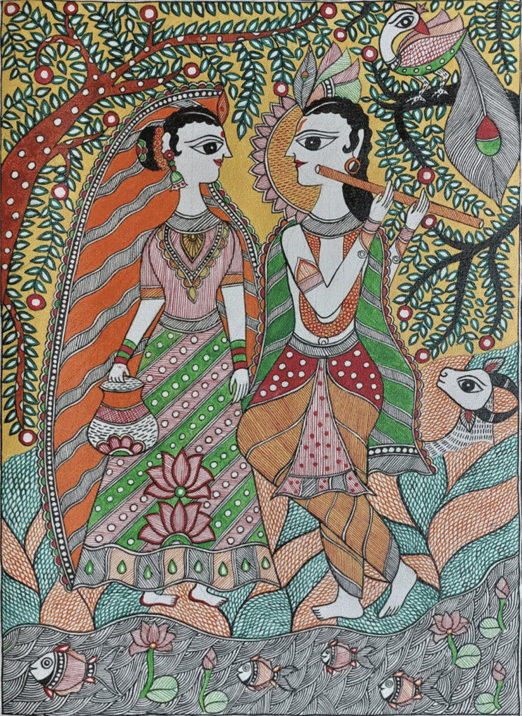 Folk Madhubani art