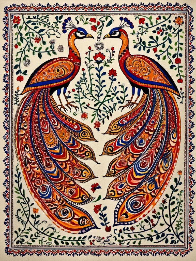 madhubani painting designs