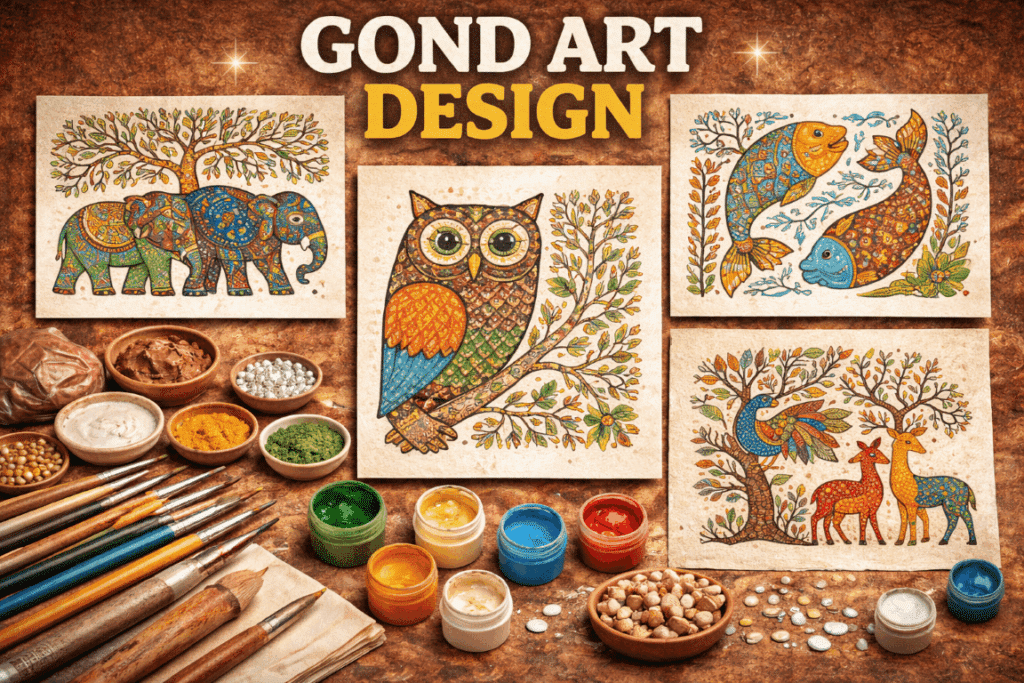 Gond art design