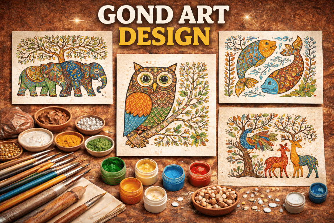 Gond art design