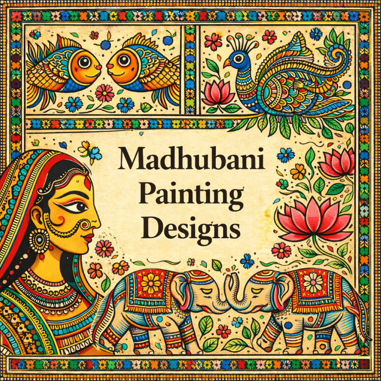 madhubani painting designs