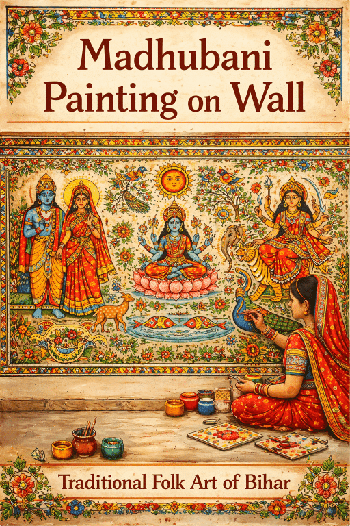 madhubani wall painting