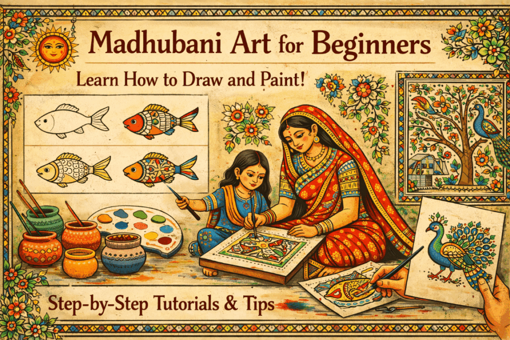 madhubani art for beginners