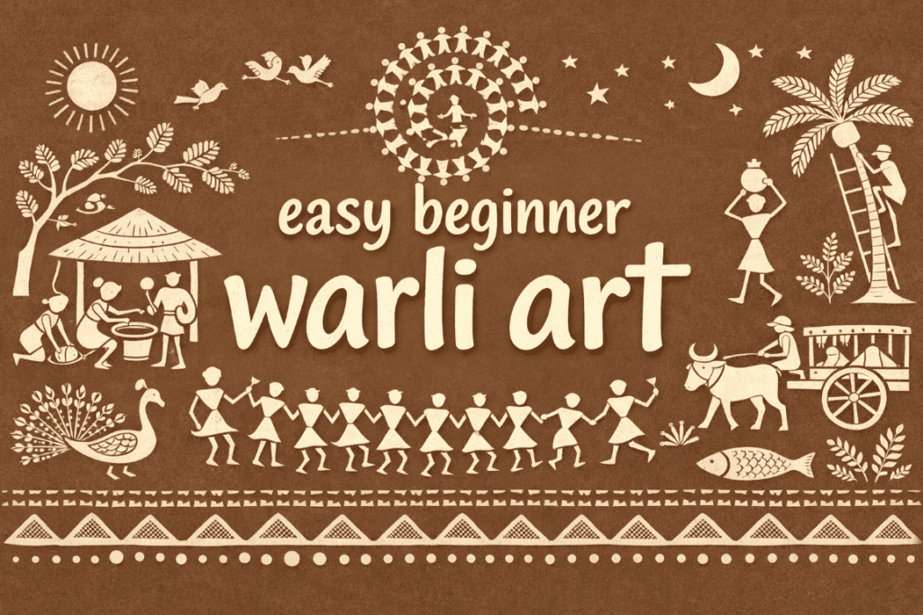 easy beginner warli art
