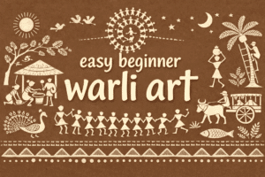 easy beginner warli art