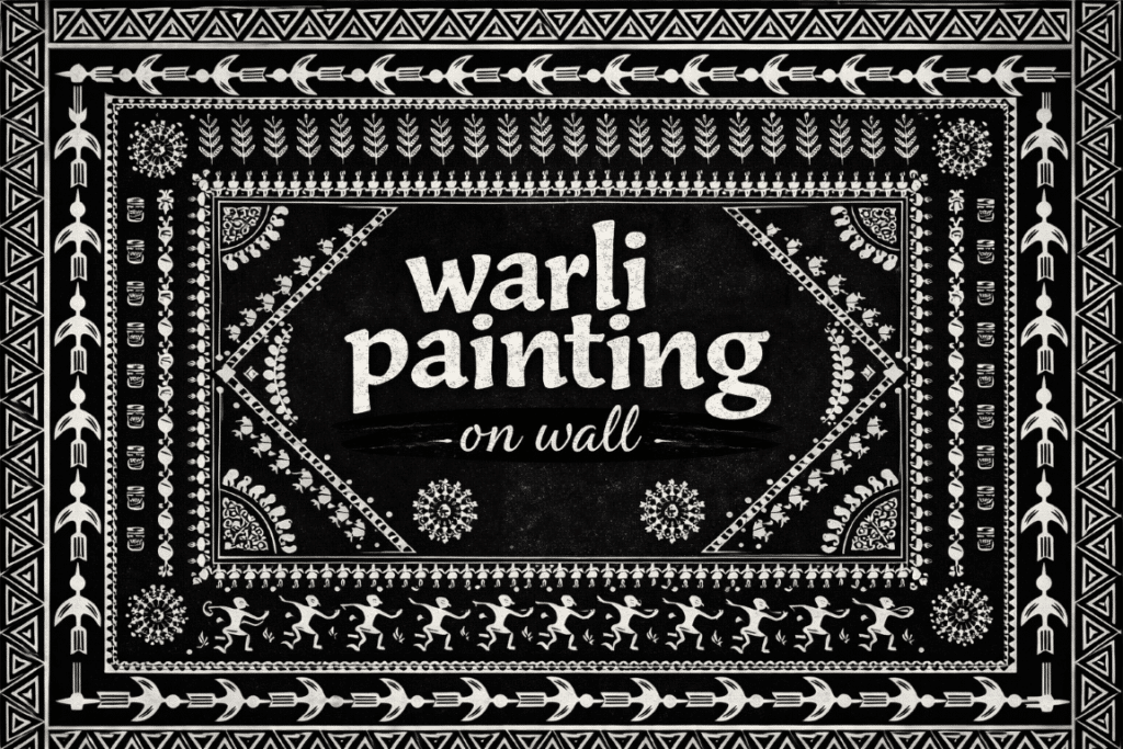 Warli painting on wall